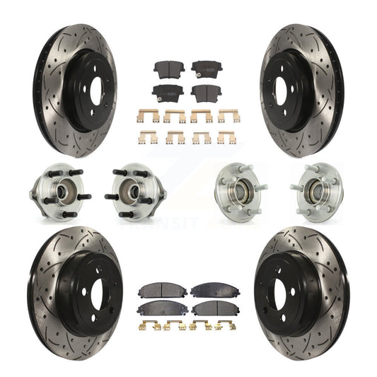 [Avant + Arrière] Kit d'ensemble roulement de roue et moyeu pour Chrysler 300 Dodge Charger Magnum KBB-110747