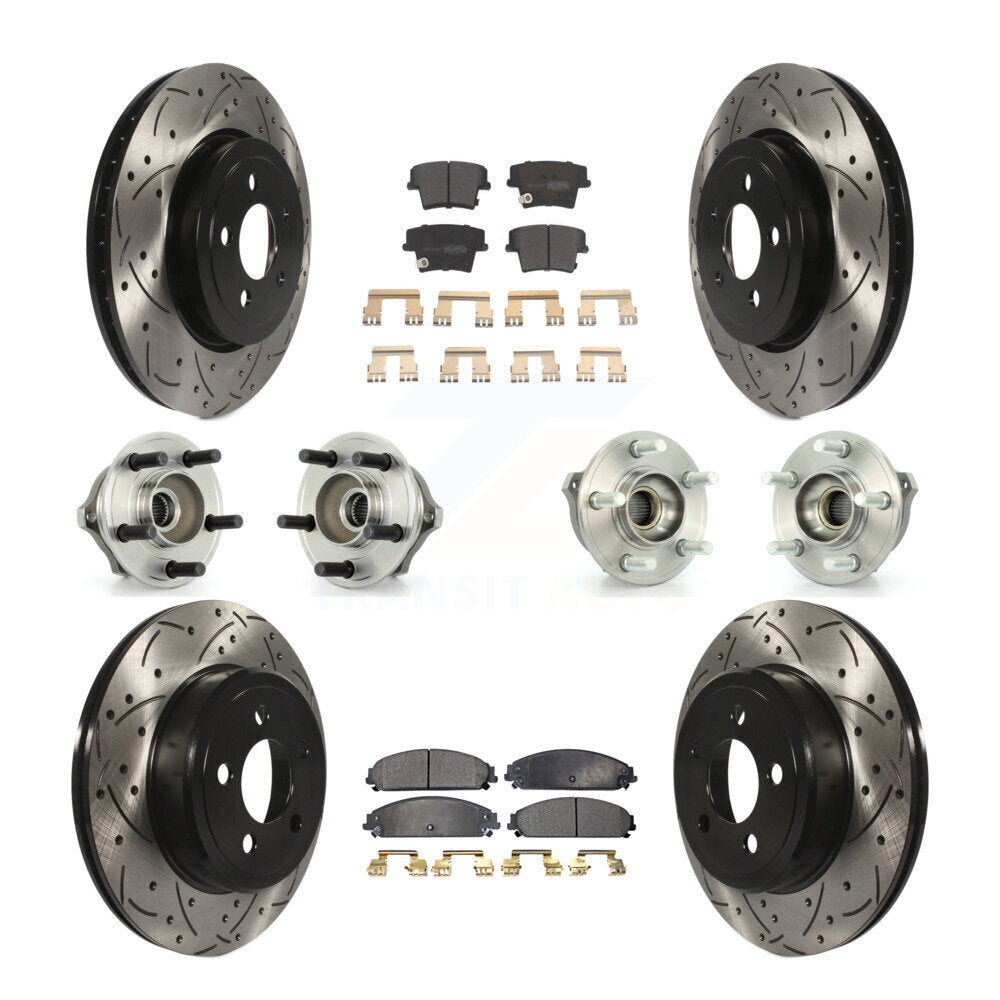 [Avant + Arrière] Kit d'ensemble roulement de roue et moyeu pour Chrysler 300 Dodge Charger Magnum KBB-110751