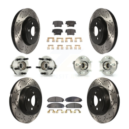 [Avant + Arrière] Kit d'ensemble roulement de roue et moyeu pour Chrysler 300 Dodge Charger Magnum KBB-110751