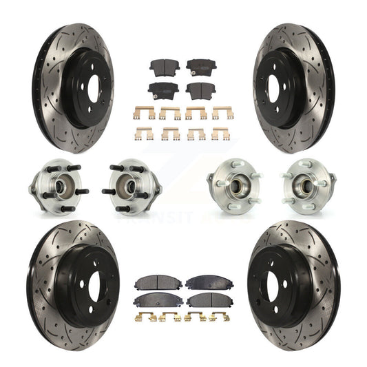 [Avant + Arrière] Kit d'ensemble roulement de roue et moyeu pour Chrysler 300 Dodge Charger Magnum KBB-110751