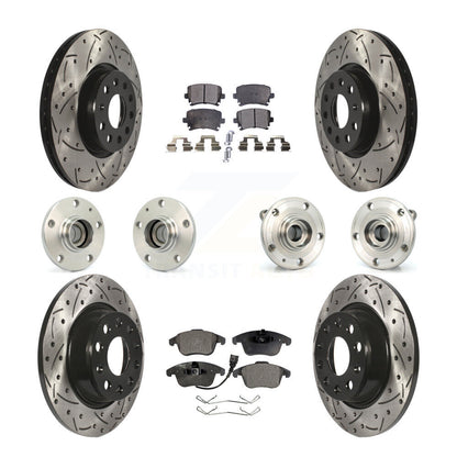 [Avant + Arrière] Kit d'ensemble roulement de roue et moyeu pour Volkswagen Tiguan Audi Q3 KBB-110757