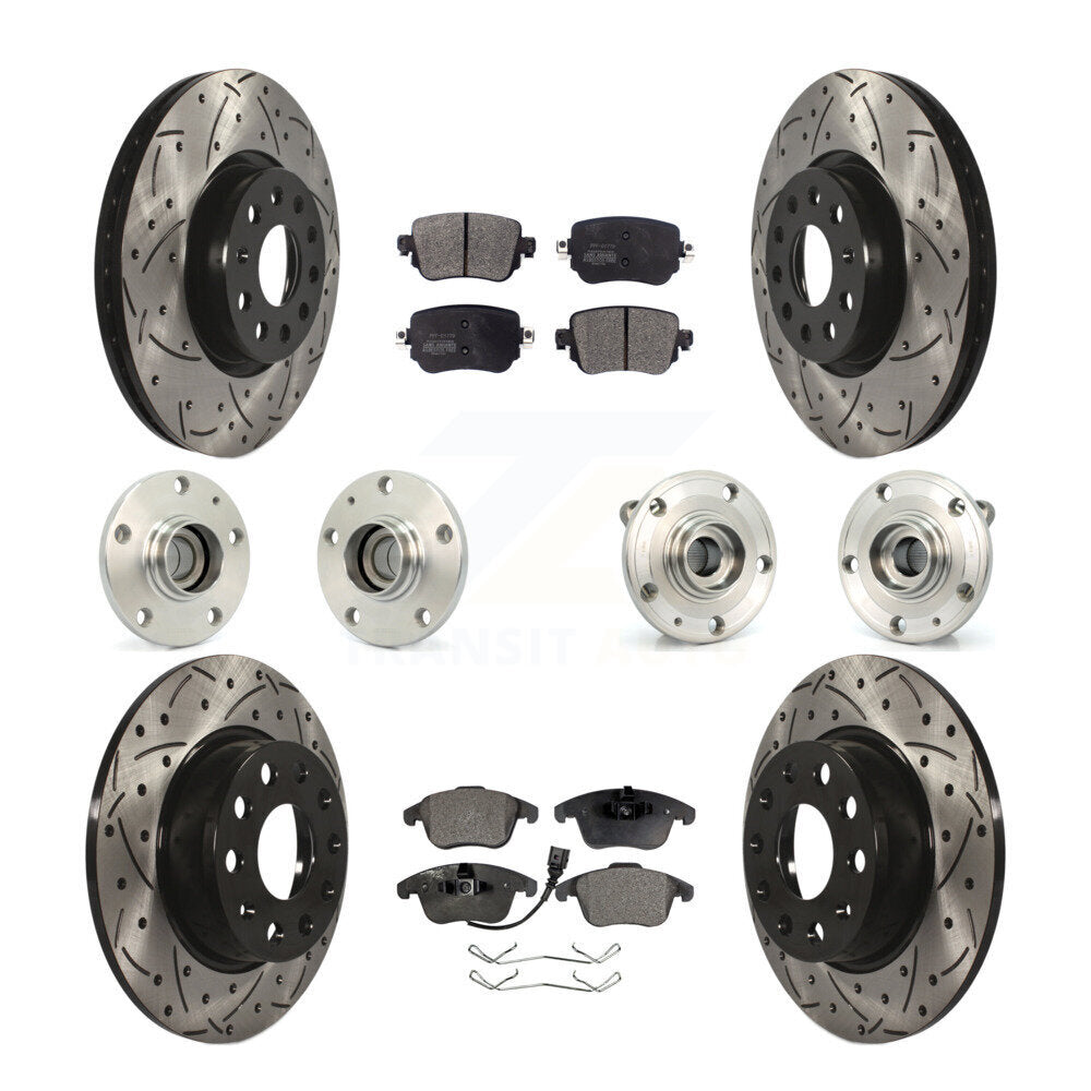 [Avant + Arrière] Kit d'ensemble roulement de roue et moyeu pour Volkswagen Passat KBB-110759