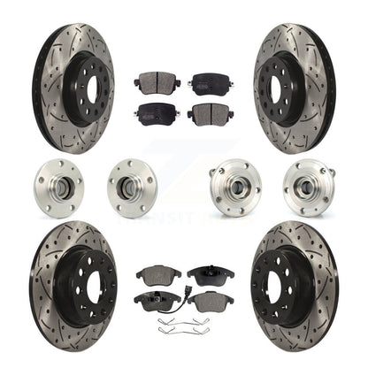 [Avant + Arrière] Kit d'ensemble roulement de roue et moyeu pour Volkswagen Passat KBB-110759