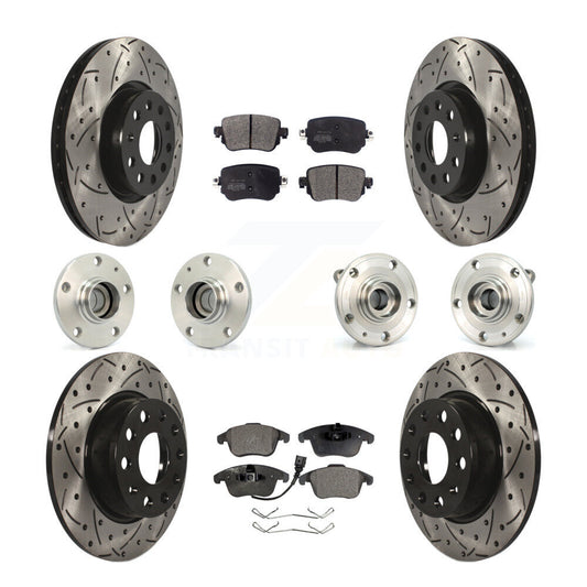 [Avant + Arrière] Kit d'ensemble roulement de roue et moyeu pour Volkswagen Passat KBB-110759