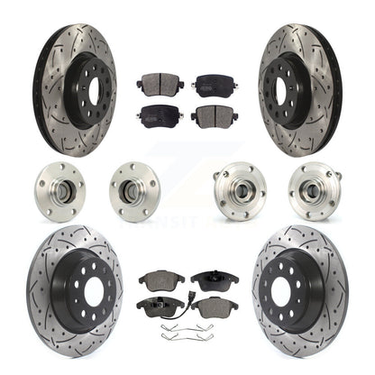 [Avant + Arrière] Kit d'ensemble roulement de roue et moyeu pour 2016-2018 Audi Q3 KBB-110760