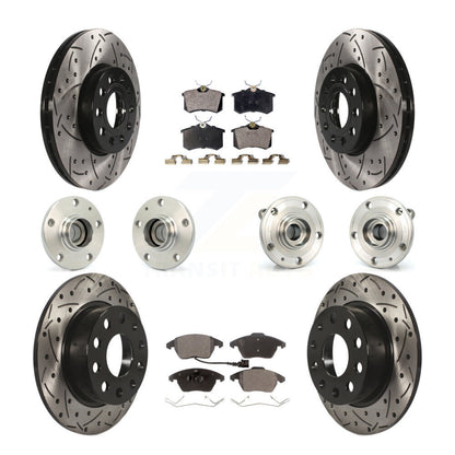 [Avant + Arrière] Kit d'ensemble roulement de roue et moyeu pour Volkswagen Jetta Beetle KBB-110762