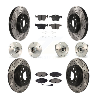 [Avant + Arrière] Kit d'ensemble roulement de roue et moyeu pour 2015-2019 Volkswagen e-Golf KBB-110786