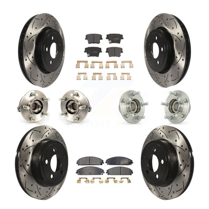 [Avant + Arrière] Kit d'ensemble roulement de roue et moyeu pour Dodge Chrysler 300 Charger Challenger KBB-110792