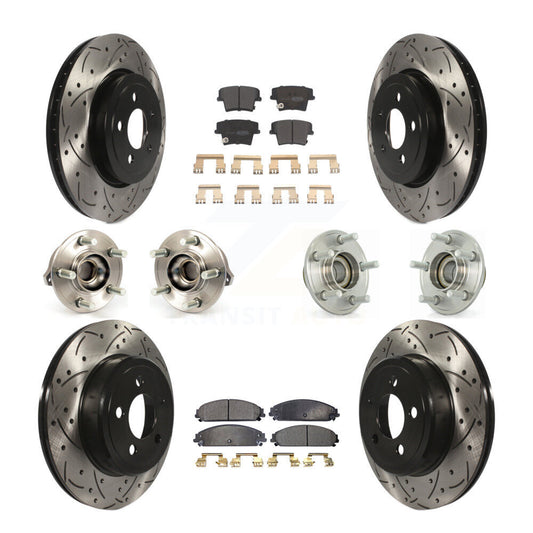 [Avant + Arrière] Kit d'ensemble roulement de roue et moyeu pour Dodge Chrysler 300 Charger Challenger KBB-110792