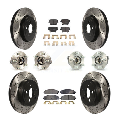 [Avant + Arrière] Kit d'ensemble roulement de roue et moyeu pour Dodge Charger Chrysler 300 KBB-110795