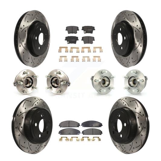 [Avant + Arrière] Kit d'ensemble roulement de roue et moyeu pour Dodge Charger Chrysler 300 KBB-110795