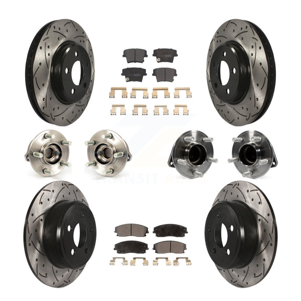 [Avant + Arrière] Kit d'ensemble roulement de roue et moyeu pour Dodge Charger Chrysler 300 KBB-110797