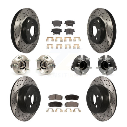 [Avant + Arrière] Kit d'ensemble roulement de roue et moyeu pour Dodge Charger Chrysler 300 KBB-110797