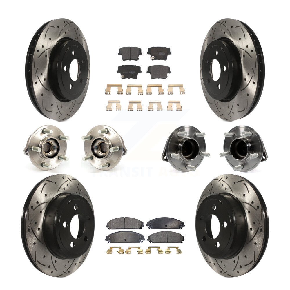 [Avant + Arrière] Kit d'ensemble roulement de roue et moyeu pour Dodge Chrysler 300 Charger Challenger KBB-110798