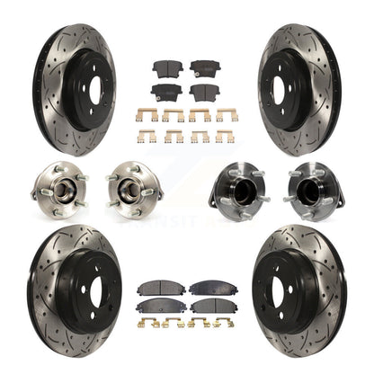 [Avant + Arrière] Kit d'ensemble roulement de roue et moyeu pour Dodge Chrysler 300 Charger Challenger KBB-110798