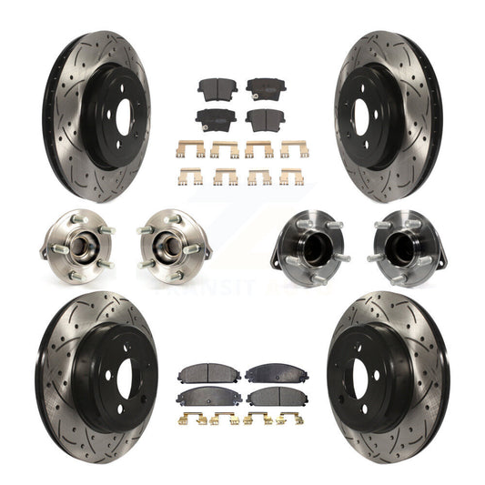 [Avant + Arrière] Kit d'ensemble roulement de roue et moyeu pour Dodge Chrysler 300 Charger Challenger KBB-110798