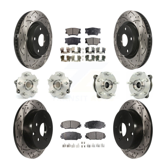 [Avant + Arrière] Kit d'ensemble roulement de roue et moyeu pour Toyota RAV4 KBB-110802