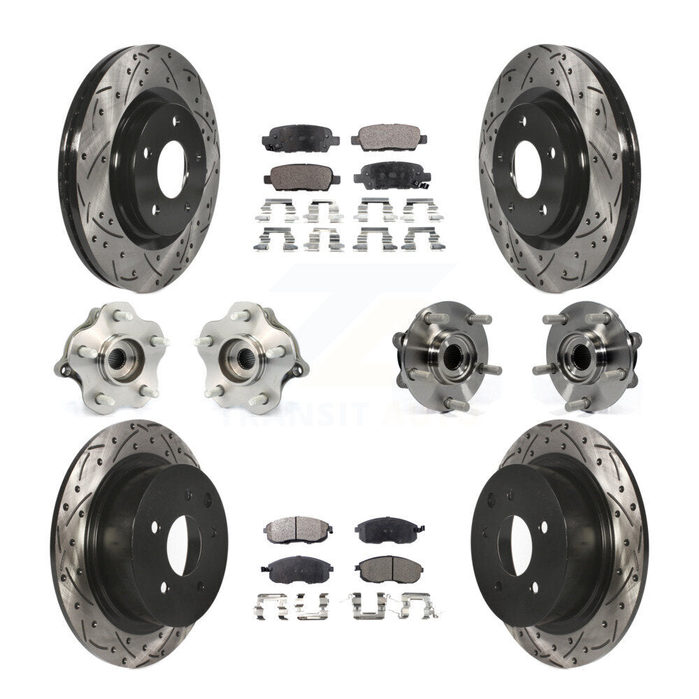 [Avant + Arrière] Kit d'ensemble roulement de roue et moyeu pour Nissan Juke KBB-110806