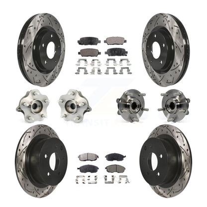 [Avant + Arrière] Kit d'ensemble roulement de roue et moyeu pour Nissan Juke KBB-110806
