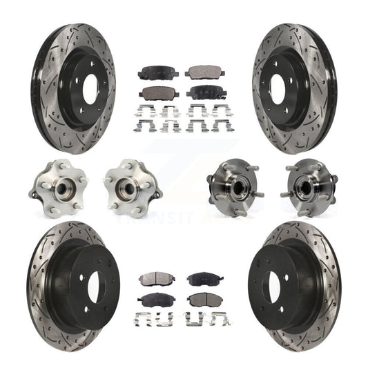 [Avant + Arrière] Kit d'ensemble roulement de roue et moyeu pour Nissan Juke KBB-110806