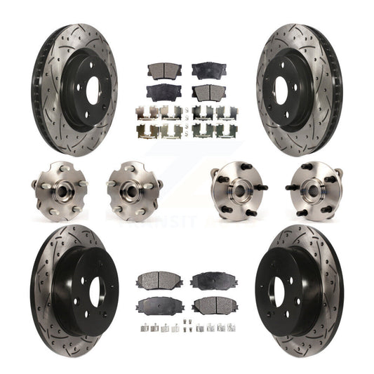 [Avant + Arrière] Kit d'ensemble roulement de roue et moyeu pour Toyota RAV4 avec 3rd Row Seating KBB-110807