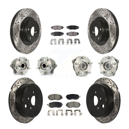 [Avant + Arrière] Kit d'ensemble roulement de roue et moyeu pour Subaru Outback Impreza Forester Legacy KBB-110826