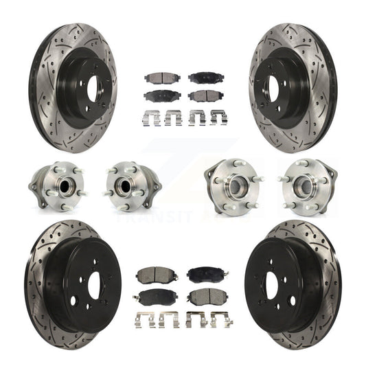 [Avant + Arrière] Kit d'ensemble roulement de roue et moyeu pour Subaru Outback Impreza Forester Legacy KBB-110826