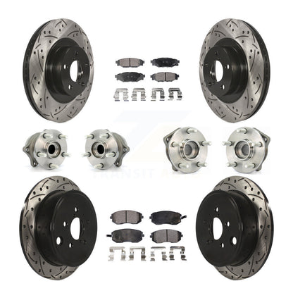 [Avant + Arrière] Kit d'ensemble roulement de roue et moyeu pour Subaru Outback Forester Impreza Legacy KBB-110827