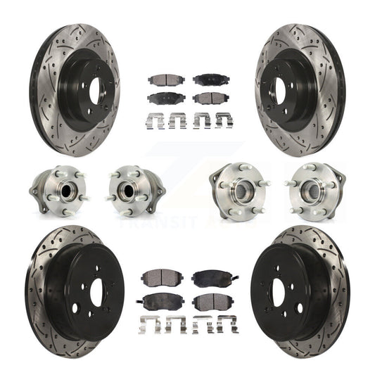 [Avant + Arrière] Kit d'ensemble roulement de roue et moyeu pour Subaru Outback Forester Impreza Legacy KBB-110827