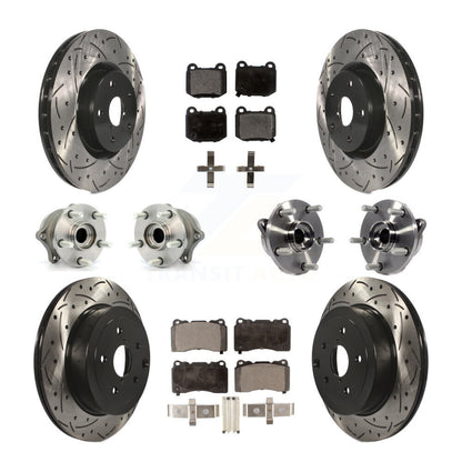 [Avant + Arrière] Kit d'ensemble roulement de roue et moyeu pour Subaru Impreza WRX STI KBB-110828