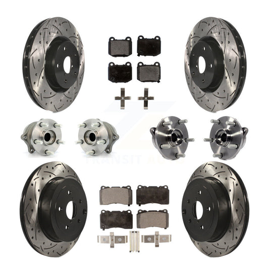 [Avant + Arrière] Kit d'ensemble roulement de roue et moyeu pour Subaru Impreza WRX STI KBB-110828