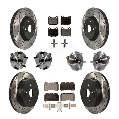[Avant + Arrière] Kit d'ensemble roulement de roue et moyeu pour Subaru Impreza WRX STI KBB-110829