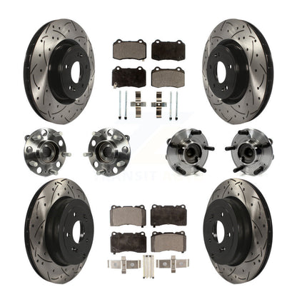 [Avant + Arrière] Kit d'ensemble roulement de roue et moyeu pour Hyundai Genesis Coupe KBB-110833