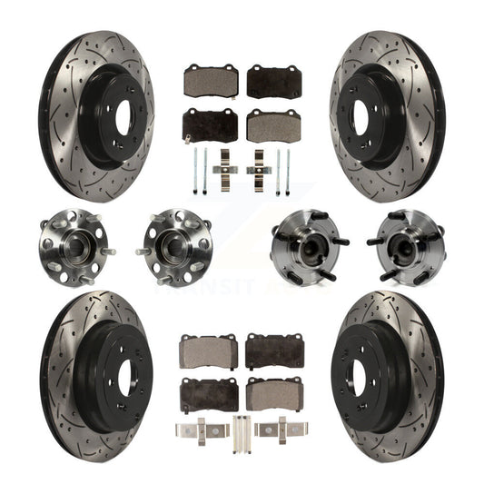 [Avant + Arrière] Kit d'ensemble roulement de roue et moyeu pour Hyundai Genesis Coupe KBB-110833