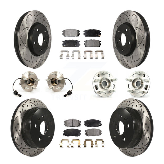[Avant + Arrière] Kit d'ensemble roulement de roue et moyeu pour 2010-2017 Chevrolet Equinox GMC Terrain KBB-110839