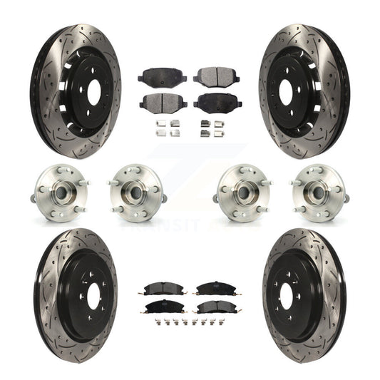 [Avant + Arrière] Kit d'ensemble roulement de roue et moyeu pour Ford Explorer Police Interceptor Utility KBB-110845