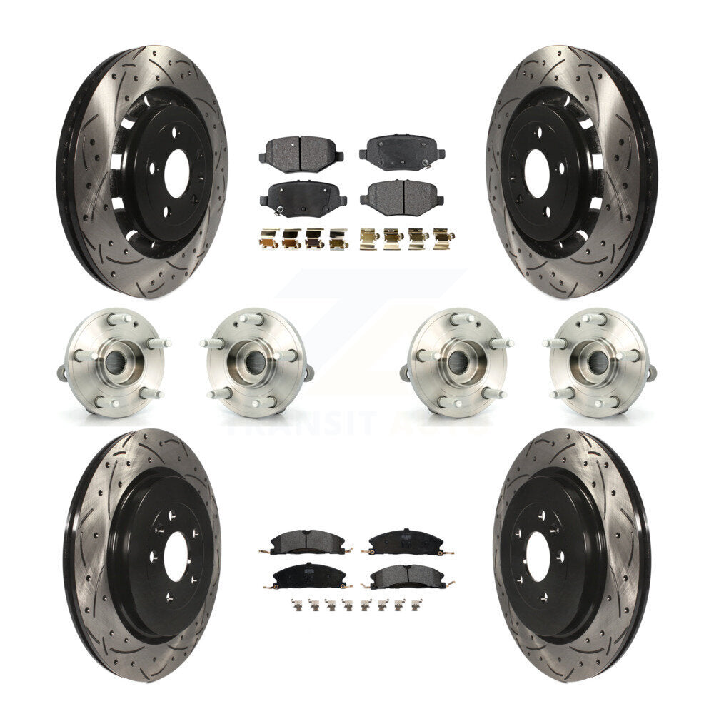 [Avant + Arrière] Kit d'ensemble roulement de roue et moyeu pour Ford Explorer KBB-110846