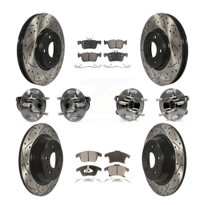 [Avant + Arrière] Kit d'ensemble roulement de roue et moyeu pour Ford Fusion Lincoln MKZ KBB-110847