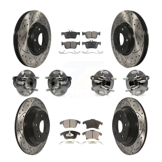 [Avant + Arrière] Kit d'ensemble roulement de roue et moyeu pour Ford Fusion Lincoln MKZ KBB-110847