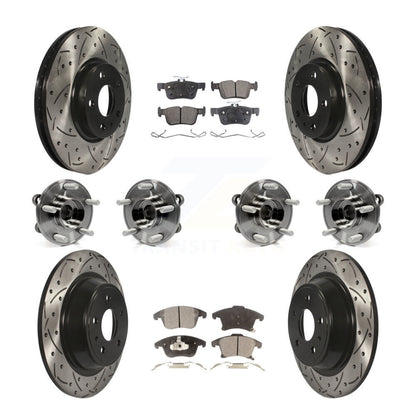 [Avant + Arrière] Kit d'ensemble roulement de roue et moyeu pour Ford Fusion KBB-110849