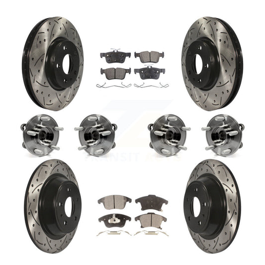 [Avant + Arrière] Kit d'ensemble roulement de roue et moyeu pour Ford Fusion KBB-110849