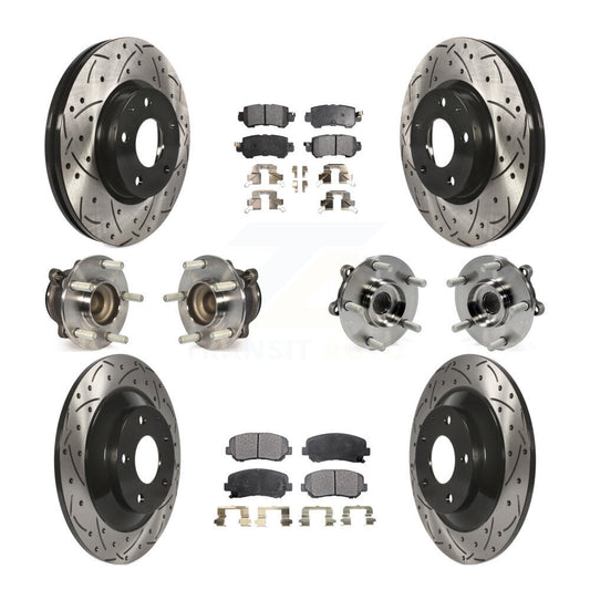 [Avant + Arrière] Kit d'ensemble roulement de roue et moyeu pour Mazda CX-5 FWD KBB-110857