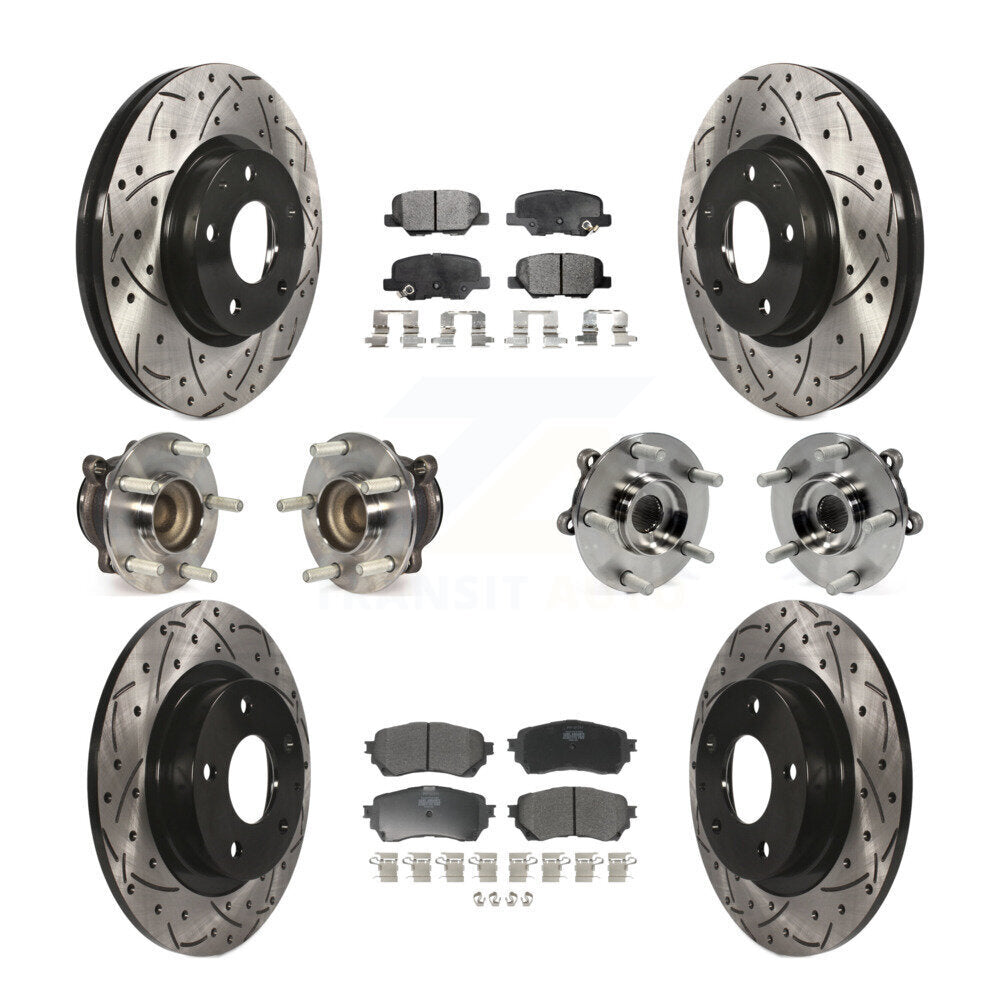 [Avant + Arrière] Kit d'ensemble roulement de roue et moyeu pour Mazda 6 KBB-110858