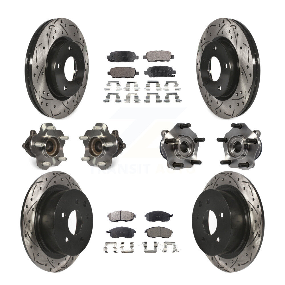 [Avant + Arrière] Kit d'ensemble roulement de roue et moyeu pour Nissan Sentra KBB-110863