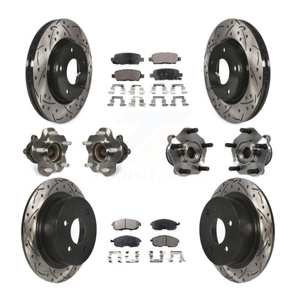 [Avant + Arrière] Kit d'ensemble roulement de roue et moyeu pour Nissan Sentra KBB-110863