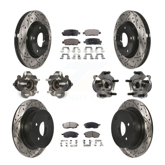 [Avant + Arrière] Kit d'ensemble roulement de roue et moyeu pour Nissan Sentra KBB-110863