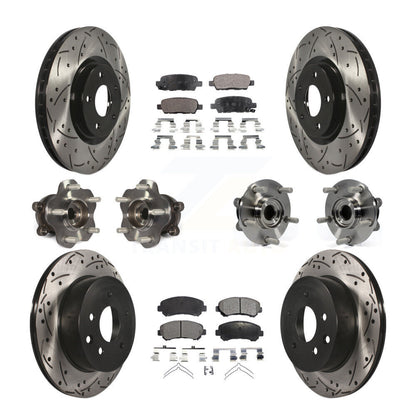 [Avant + Arrière] Kit d'ensemble roulement de roue et moyeu pour Nissan Juke KBB-110865