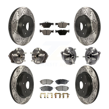[Avant + Arrière] Kit d'ensemble roulement de roue et moyeu pour 2015 Subaru Legacy 2.5L KBB-110870