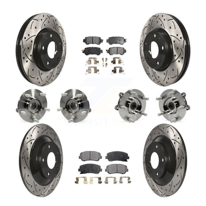 [Avant + Arrière] Kit d'ensemble roulement de roue et moyeu pour Mazda CX-5 AWD KBB-110874