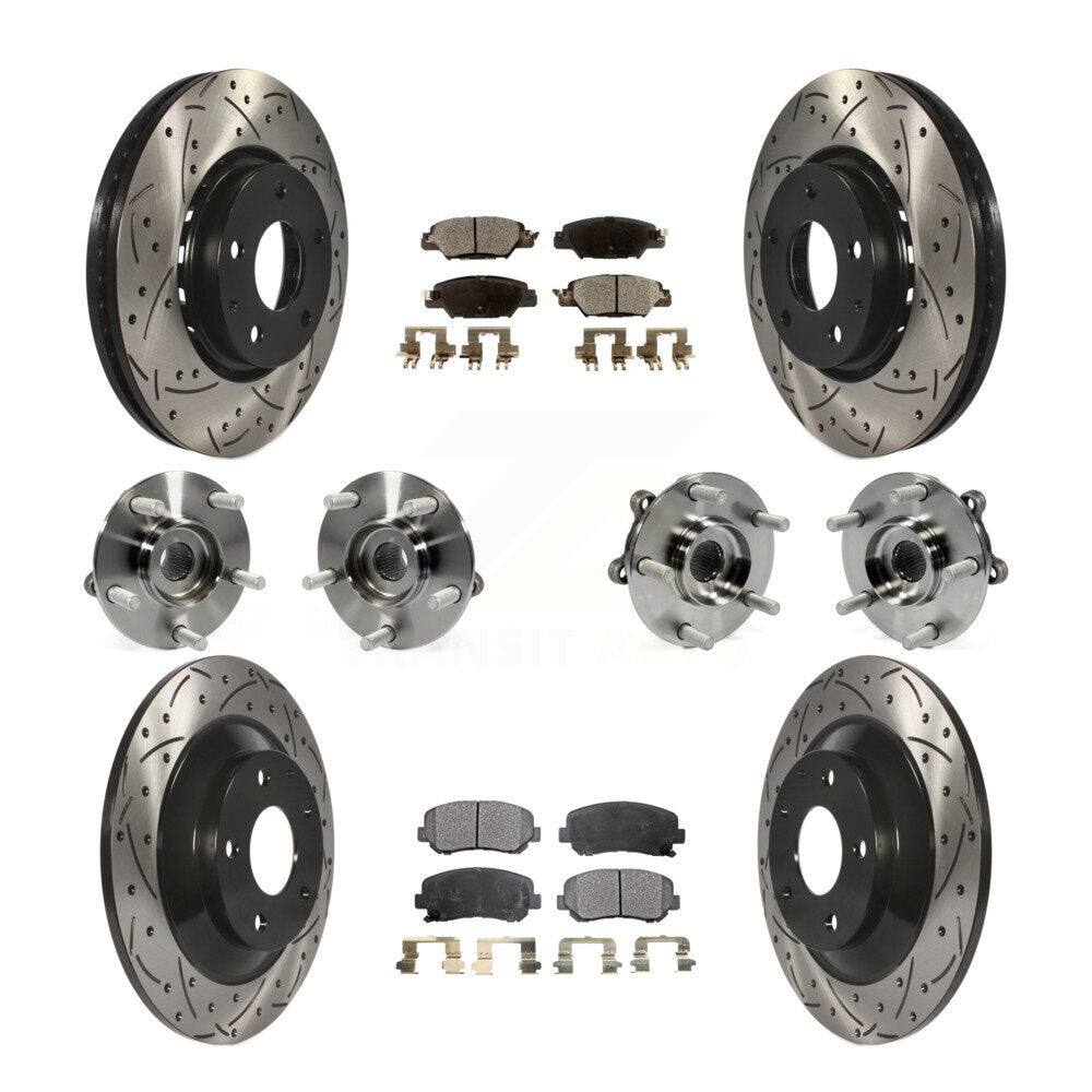 [Avant + Arrière] Kit d'ensemble roulement de roue et moyeu pour Mazda CX-5 KBB-110875